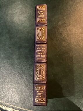 Collectible Signed Book New and Selected Poems 1923-1985 by Robert Penn Warren